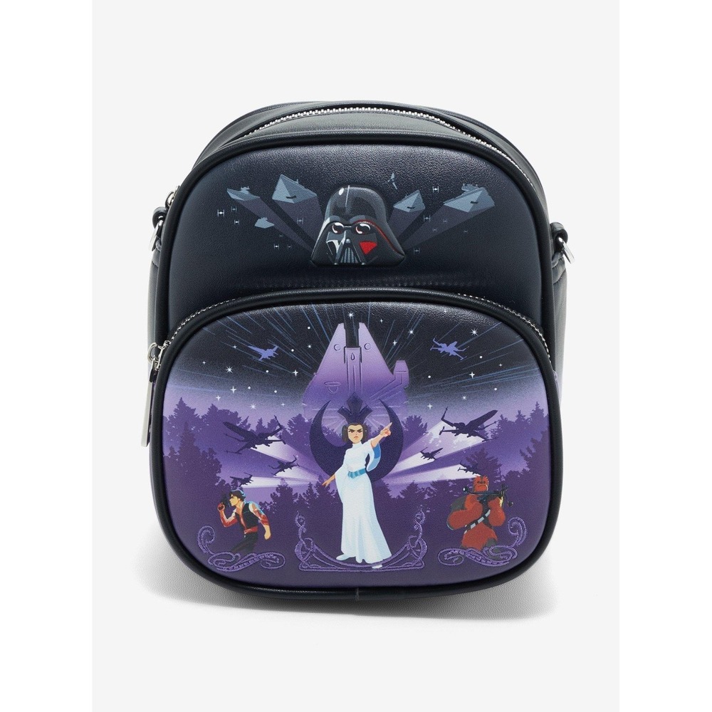 Our Universe Star Wars Return of the Jedi Character Crossbody Bag bonus wallet